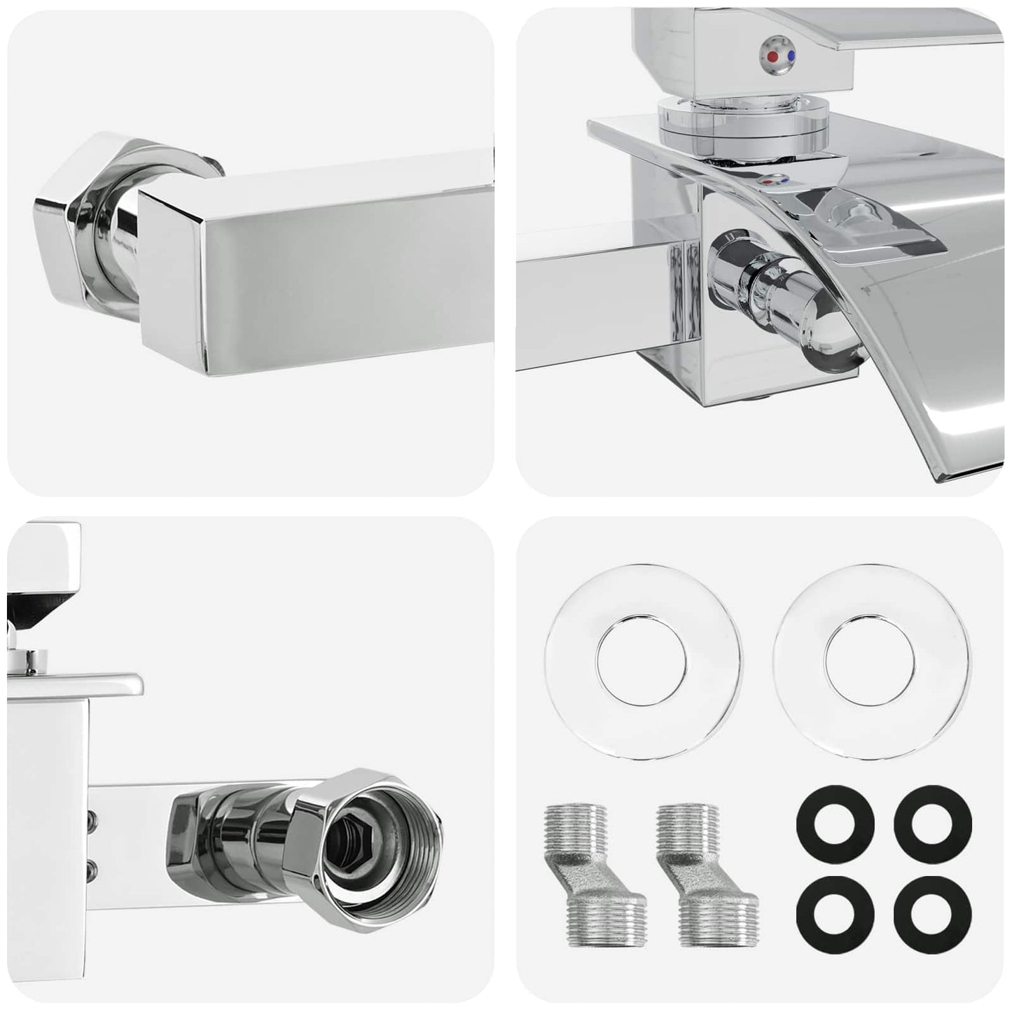 Shower Mixer Tap Chrome G 1 / 2 inches