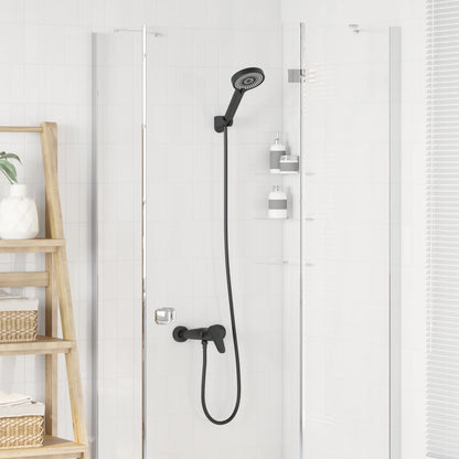 Shower Head Set Black G 1 / 2 inches