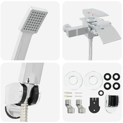 Shower Head Set Chrome G 1 / 2 inches
