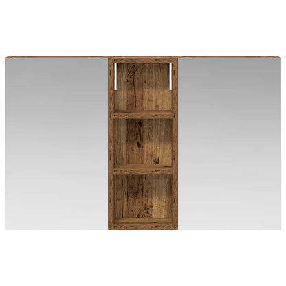 Bathroom Cabinet Set 3 pcs 80 x 10.5 x 50 cm Engineered wood