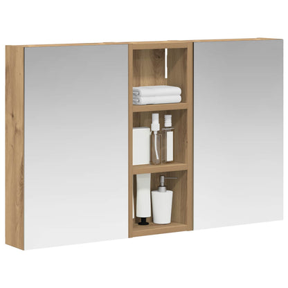 Bathroom Cabinet Set 3 pcs 80 x 10.5 x 50 cm Engineered wood