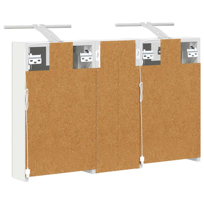 Bathroom Cabinet Set 3 pcs 80 x 10.5 x 50 cm Engineered wood