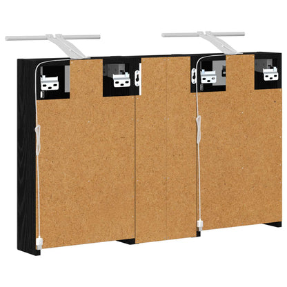 Bathroom Cabinet Set 3 pcs 80 x 10.5 x 50 cm Engineered wood