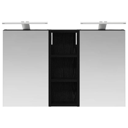 Bathroom Cabinet Set 3 pcs 80 x 10.5 x 50 cm Engineered wood