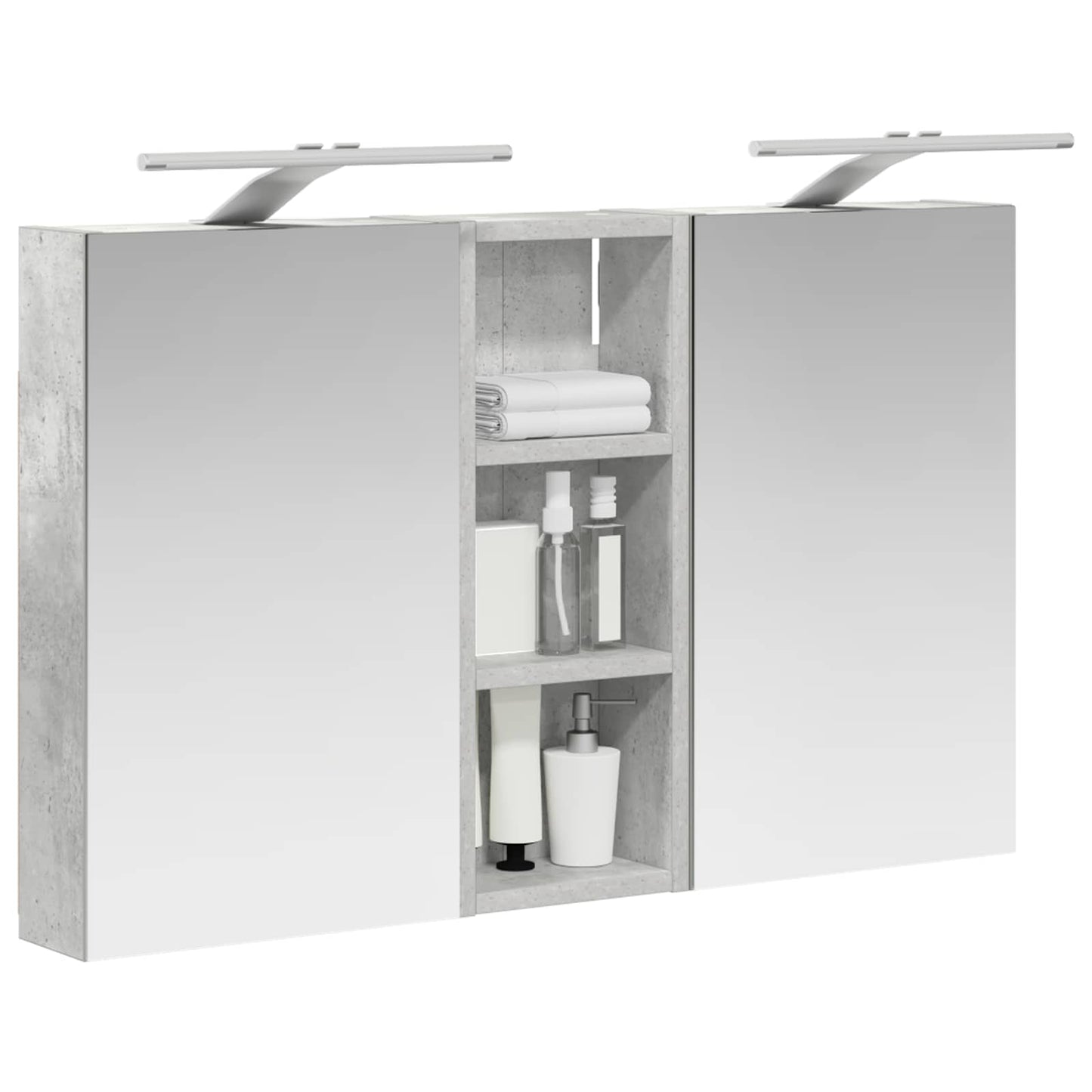 Bathroom Cabinet Set 3 pcs 80 x 10.5 x 50 cm Engineered wood