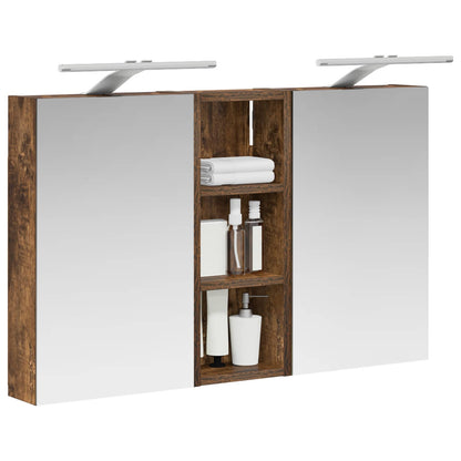 Bathroom Cabinet Set 3 pcs 80 x 10.5 x 50 cm Engineered wood