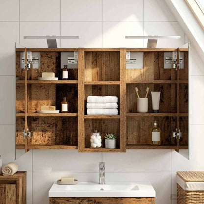 Bathroom Cabinet Set 3 pcs 80 x 10.5 x 50 cm Engineered wood