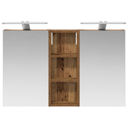 Bathroom Cabinet Set 3 pcs 80 x 10.5 x 50 cm Engineered wood
