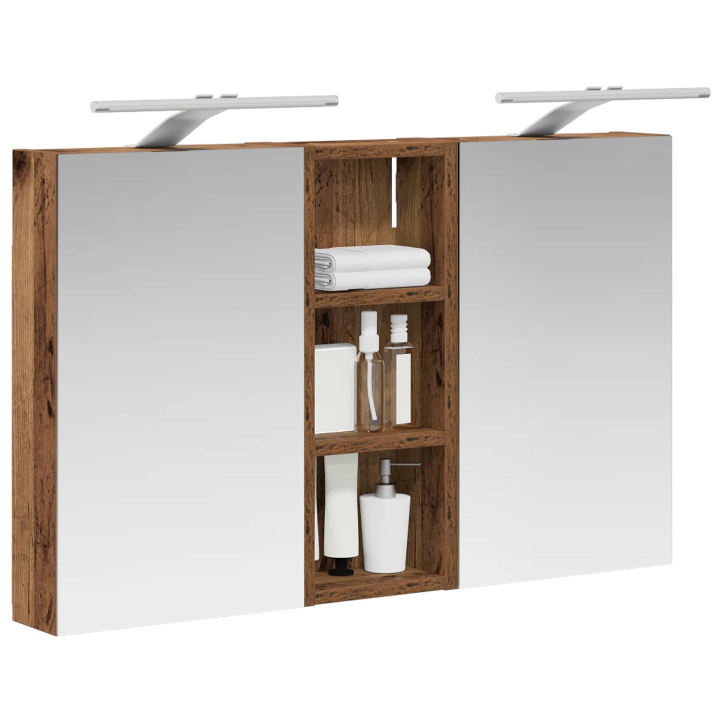 Bathroom Cabinet Set 3 pcs 80 x 10.5 x 50 cm Engineered wood