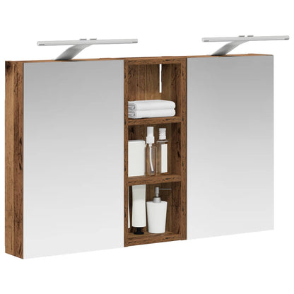 Bathroom Cabinet Set 3 pcs 80 x 10.5 x 50 cm Engineered wood