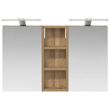 Bathroom Cabinet Set 3 pcs 80 x 10.5 x 50 cm Engineered wood