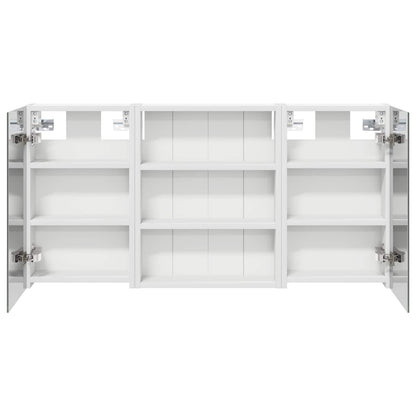 Bathroom Cabinet Set 3 pcs 100 x 10.5 x 50 cm Engineered wood