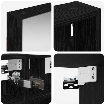 Bathroom Cabinet Set 3 pcs 100 x 10.5 x 50 cm Engineered wood