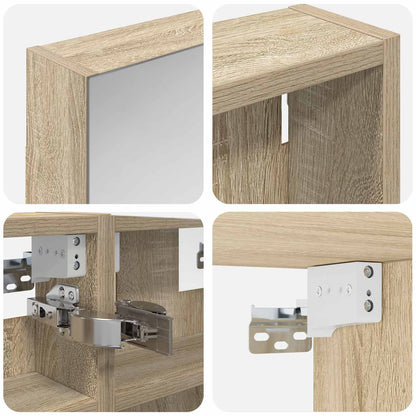 Bathroom Cabinet Set 3 pcs 100 x 10.5 x 50 cm Engineered wood