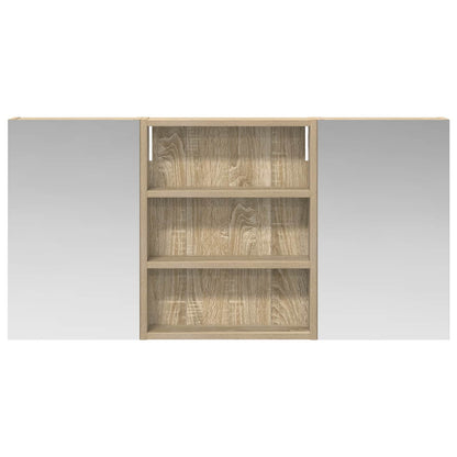 Bathroom Cabinet Set 3 pcs 100 x 10.5 x 50 cm Engineered wood