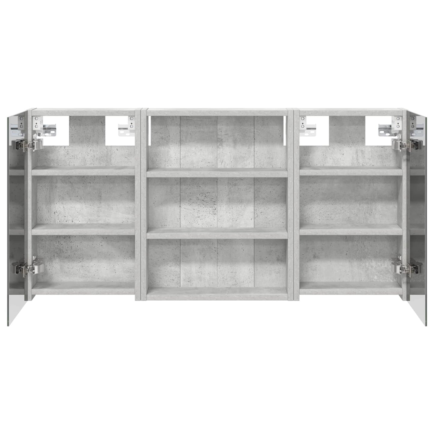 Bathroom Cabinet Set 3 pcs 100 x 10.5 x 50 cm Engineered wood