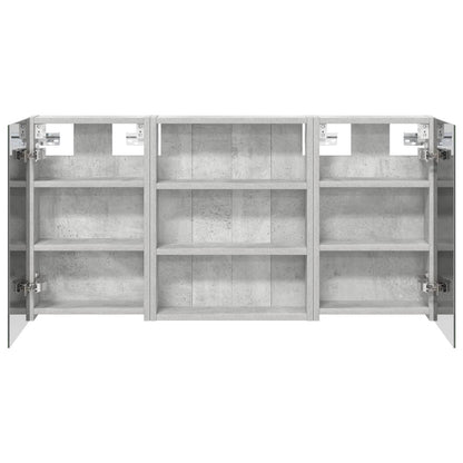 Bathroom Cabinet Set 3 pcs 100 x 10.5 x 50 cm Engineered wood