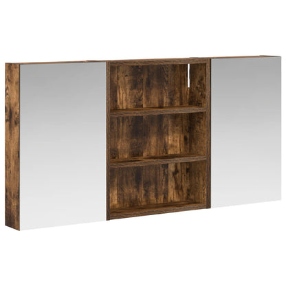 Bathroom Cabinet Set 3 pcs 100 x 10.5 x 50 cm Engineered wood