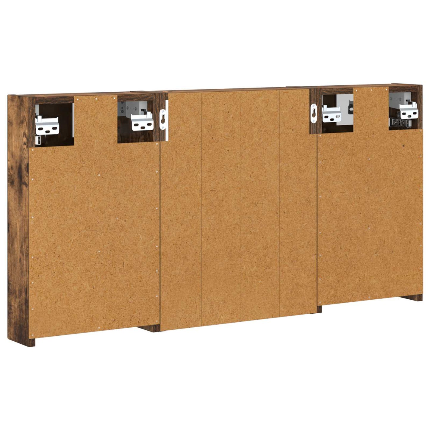 Bathroom Cabinet Set 3 pcs 100 x 10.5 x 50 cm Engineered wood