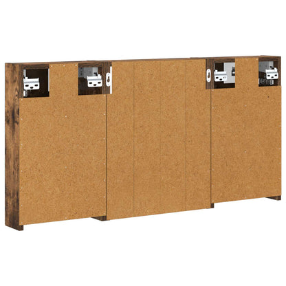 Bathroom Cabinet Set 3 pcs 100 x 10.5 x 50 cm Engineered wood