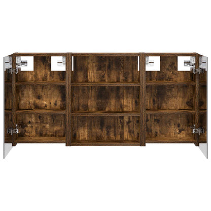 Bathroom Cabinet Set 3 pcs 100 x 10.5 x 50 cm Engineered wood