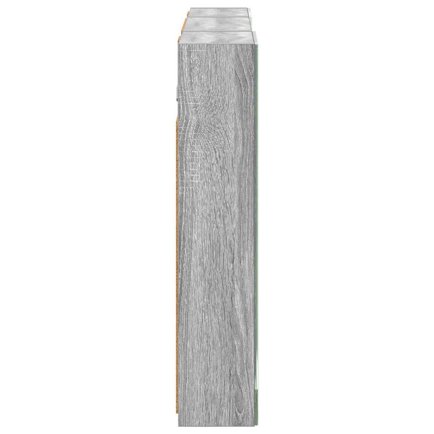 Bathroom Cabinet Set 3 pcs 100 x 10.5 x 50 cm Engineered wood