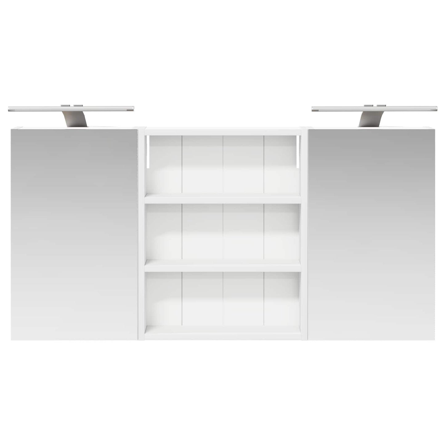 Bathroom Cabinet Set 3 pcs 100 x 10.5 x 50 cm Engineered wood