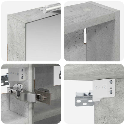 Bathroom Cabinet Set 3 pcs 100 x 10.5 x 50 cm Engineered wood
