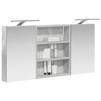 Bathroom Cabinet Set 3 pcs 100 x 10.5 x 50 cm Engineered wood