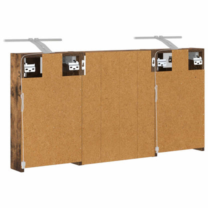 Bathroom Cabinet Set 3 pcs 100 x 10.5 x 50 cm Engineered wood