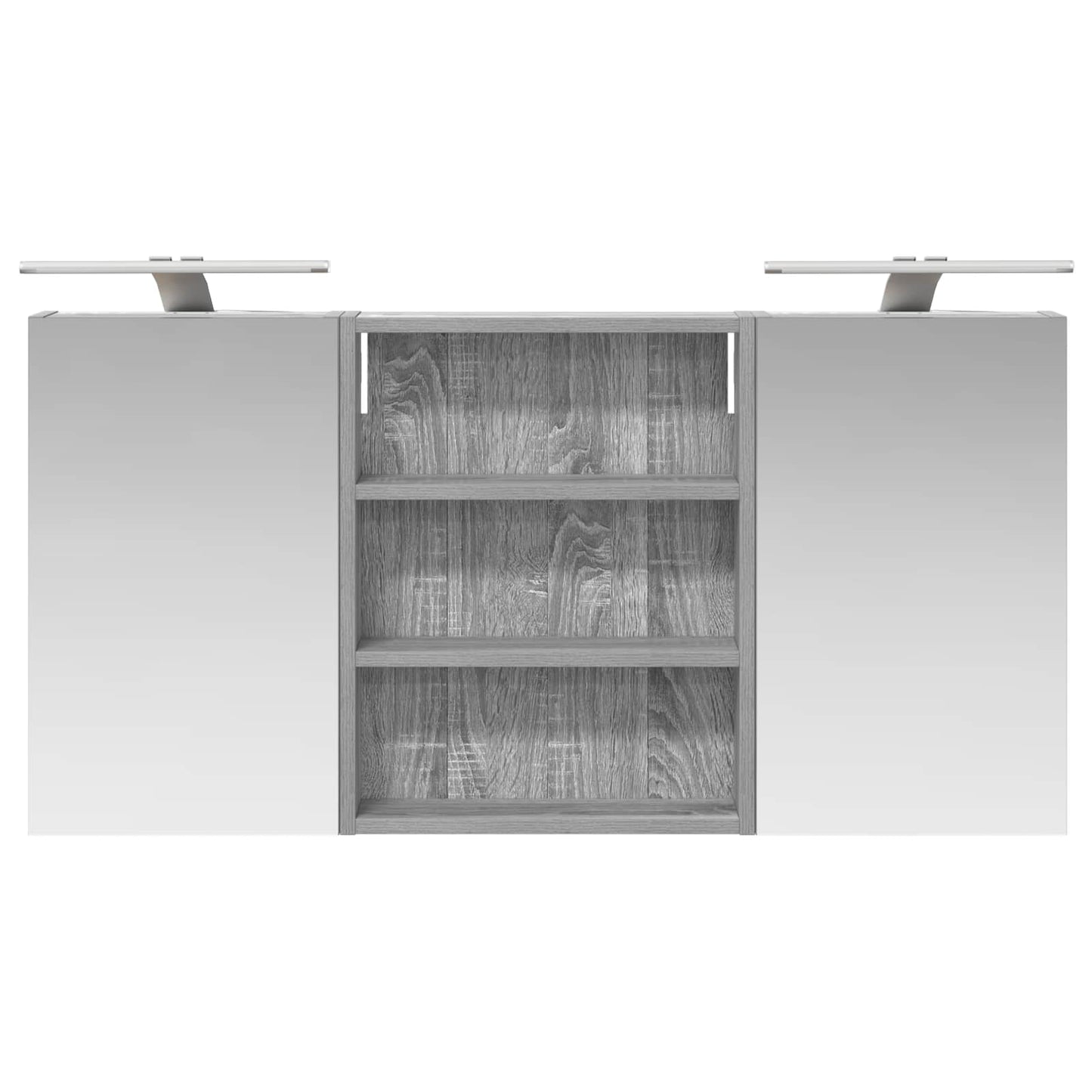 Bathroom Cabinet Set 3 pcs 100 x 10.5 x 50 cm Engineered wood