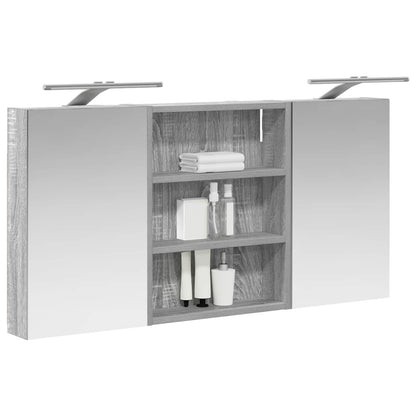Bathroom Cabinet Set 3 pcs 100 x 10.5 x 50 cm Engineered wood