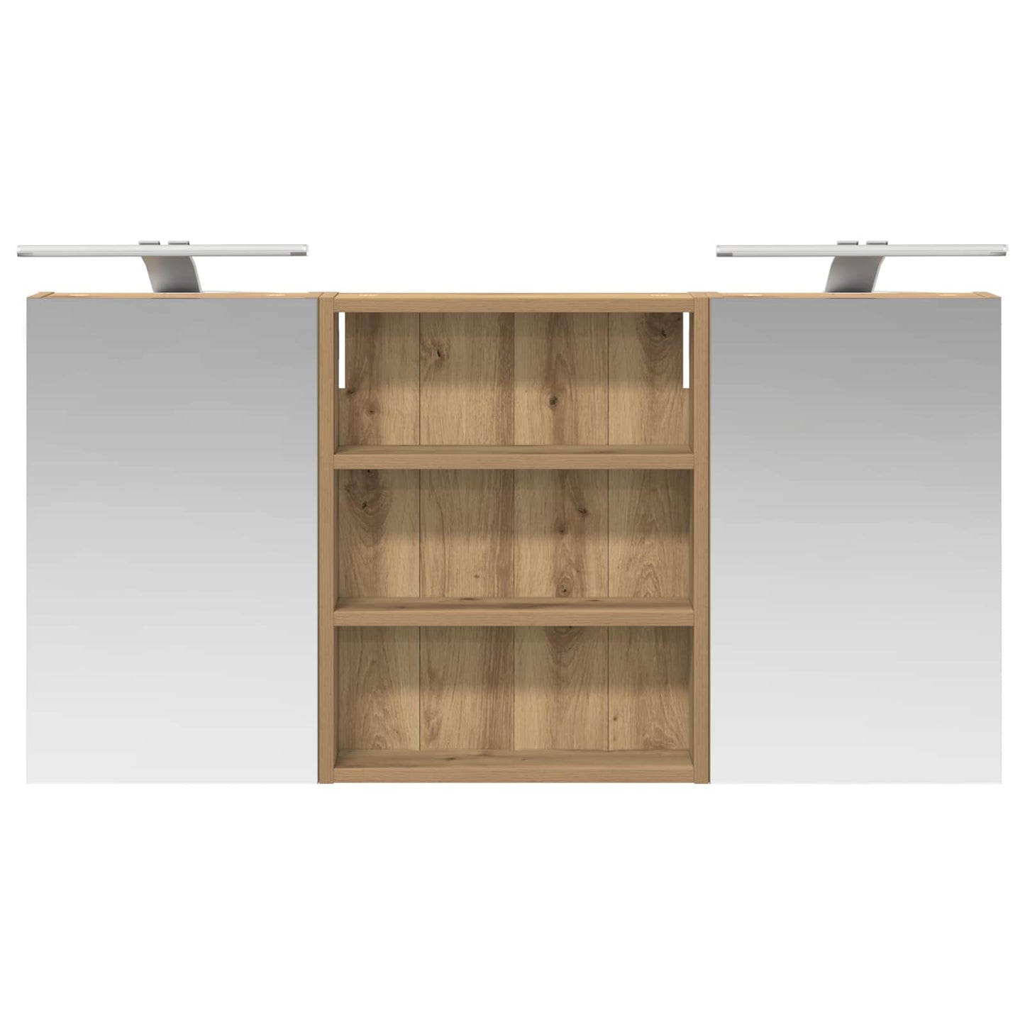 Bathroom Cabinet Set 3 pcs 100 x 10.5 x 50 cm Engineered wood