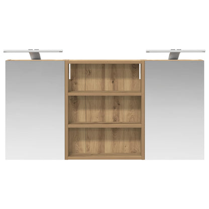 Bathroom Cabinet Set 3 pcs 100 x 10.5 x 50 cm Engineered wood