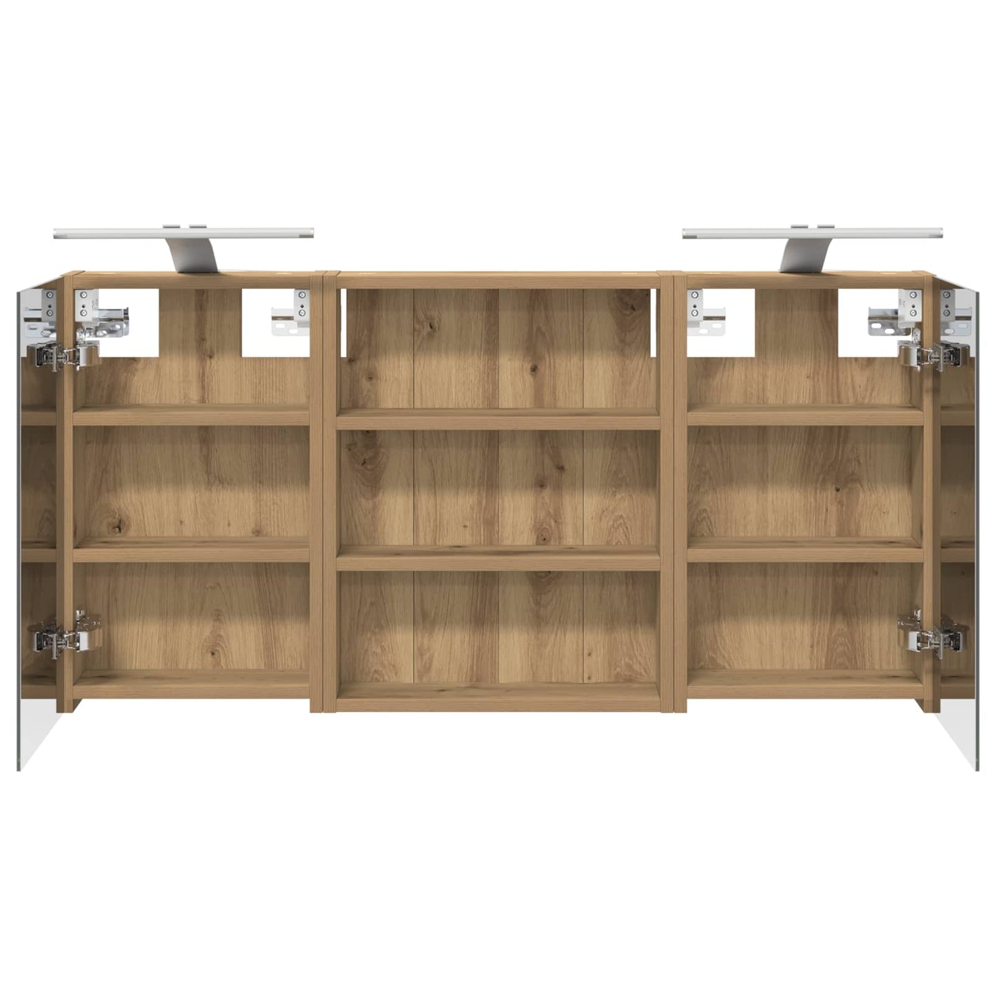 Bathroom Cabinet Set 3 pcs 100 x 10.5 x 50 cm Engineered wood