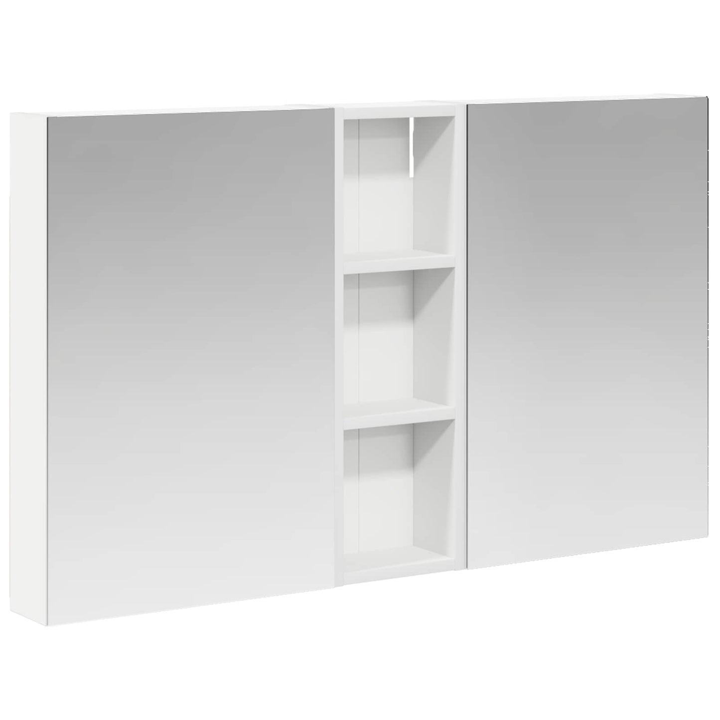 Bathroom Cabinet Set 3 pcs 100 x 10.5 x 60.5 cm Engineered wood
