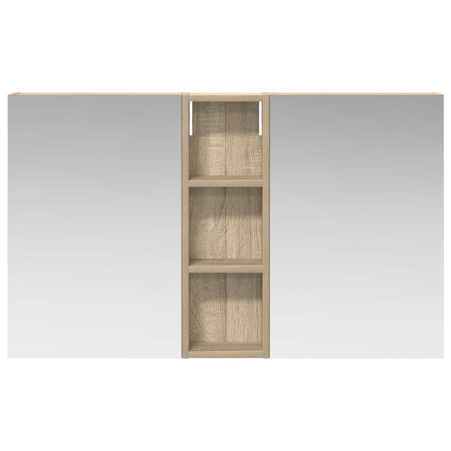 Bathroom Cabinet Set 3 pcs 100 x 10.5 x 60.5 cm Engineered wood