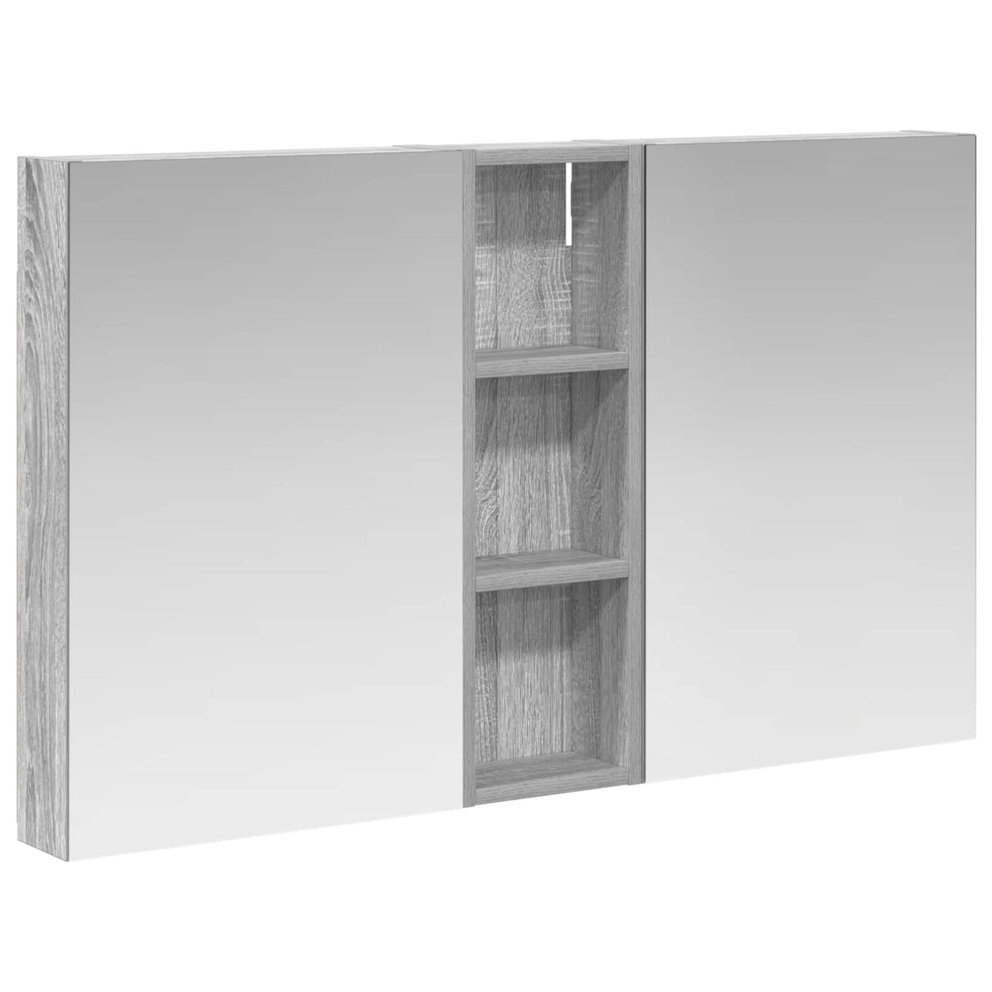 Bathroom Cabinet Set 3 pcs 100 x 10.5 x 60.5 cm Engineered wood