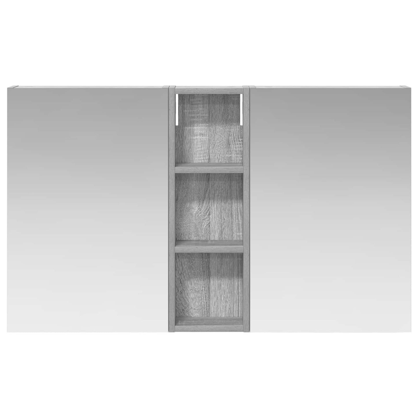 Bathroom Cabinet Set 3 pcs 100 x 10.5 x 60.5 cm Engineered wood