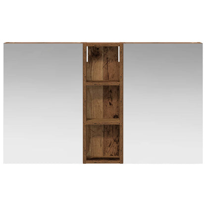 Bathroom Cabinet Set 3 pcs 100 x 10.5 x 60.5 cm Engineered wood