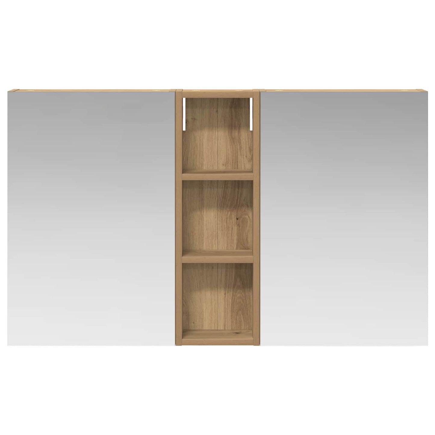 Bathroom Cabinet Set 3 pcs 100 x 10.5 x 60.5 cm Engineered wood