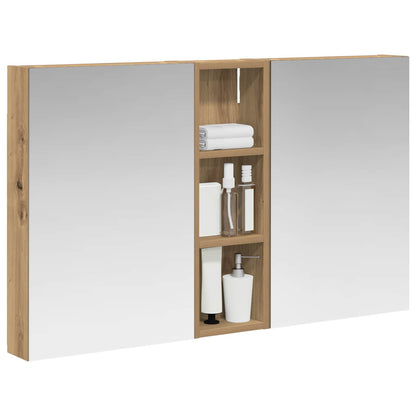 Bathroom Cabinet Set 3 pcs 100 x 10.5 x 60.5 cm Engineered wood