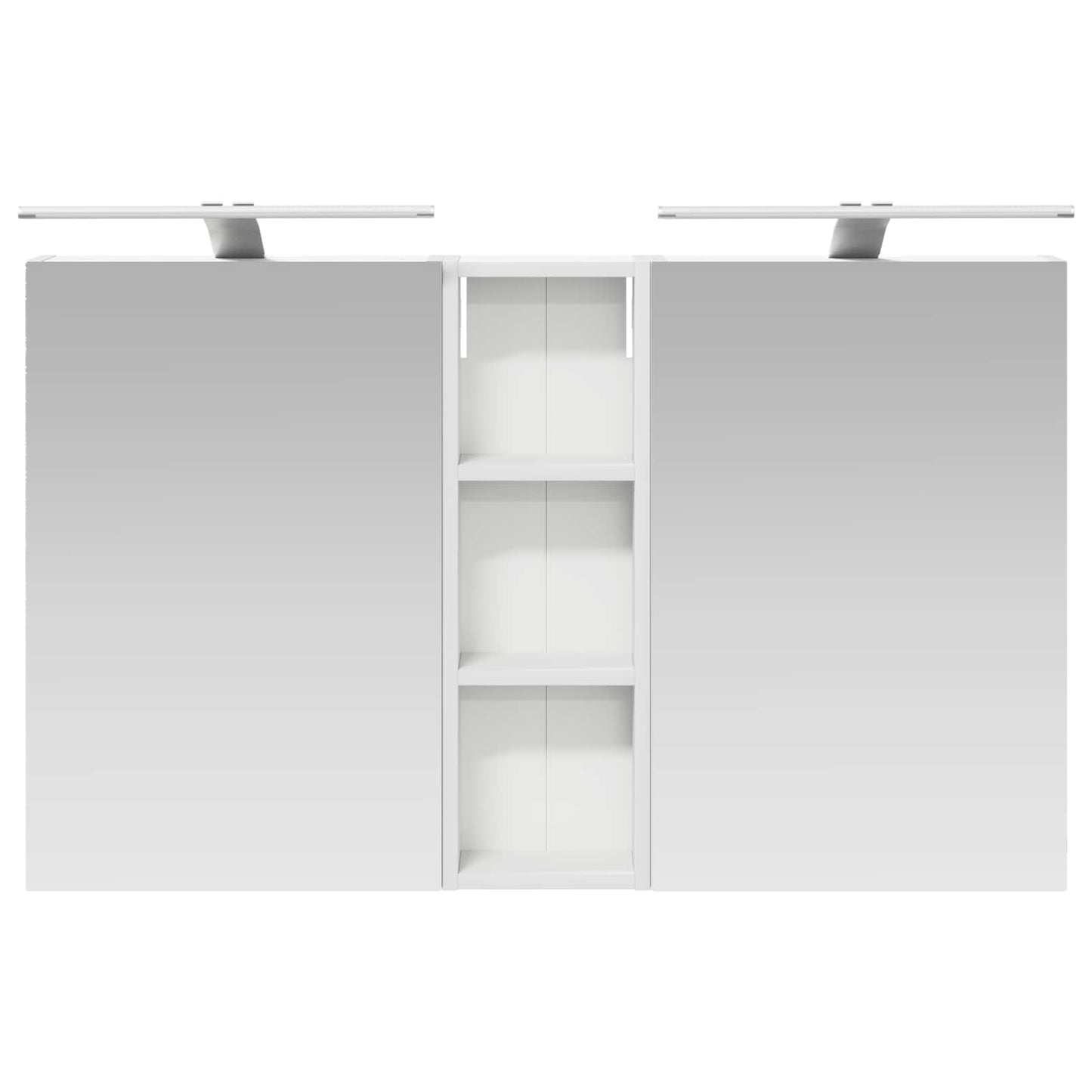 Bathroom Cabinet Set 3 pcs 100 x 10.5 x 60.5 cm Engineered wood