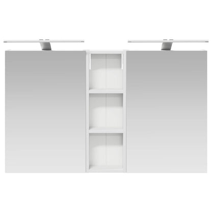 Bathroom Cabinet Set 3 pcs 100 x 10.5 x 60.5 cm Engineered wood