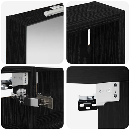 Bathroom Cabinet Set 3 pcs 100 x 10.5 x 60.5 cm Engineered wood