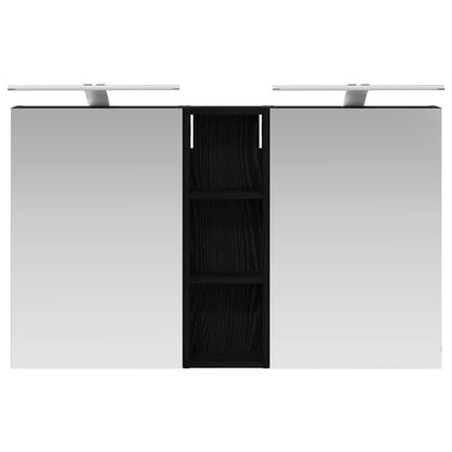 Bathroom Cabinet Set 3 pcs 100 x 10.5 x 60.5 cm Engineered wood