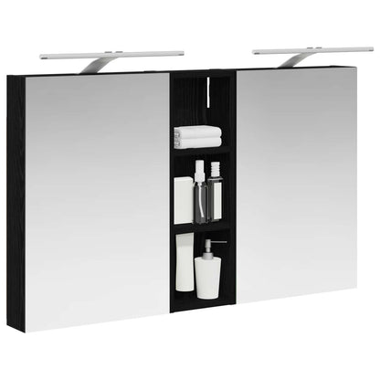 Bathroom Cabinet Set 3 pcs 100 x 10.5 x 60.5 cm Engineered wood
