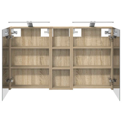 Bathroom Cabinet Set 3 pcs 100 x 10.5 x 60.5 cm Engineered wood