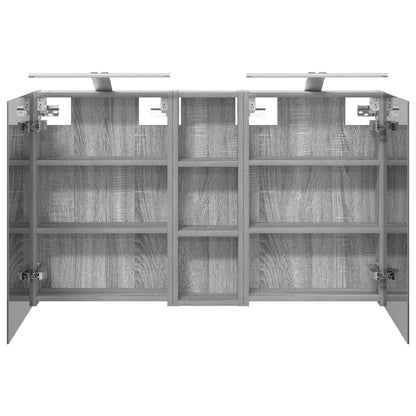 Bathroom Cabinet Set 3 pcs 100 x 10.5 x 60.5 cm Engineered wood