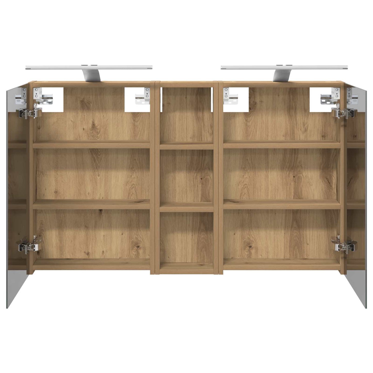 Bathroom Cabinet Set 3 pcs 100 x 10.5 x 60.5 cm Engineered wood